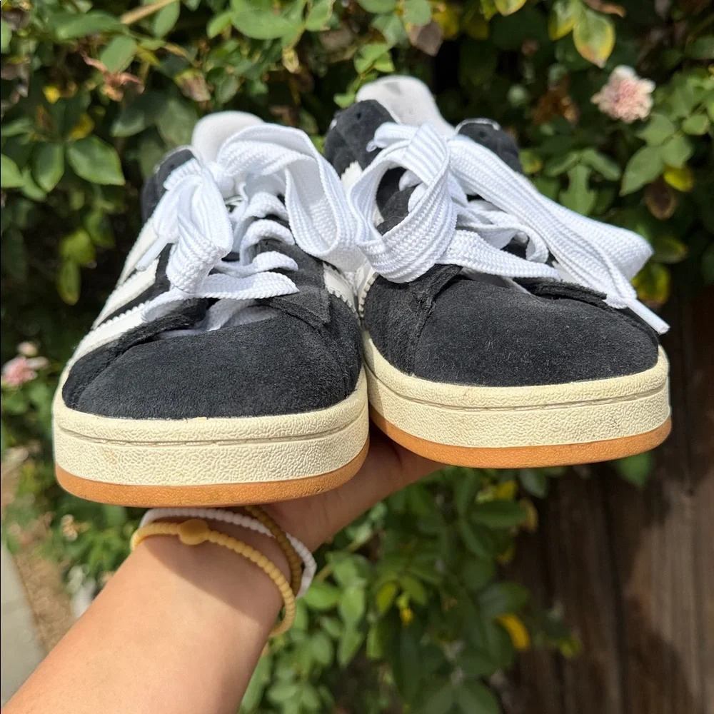 adidas Originals Campus sneakers in black and white. Men size 11 - Picture 2 of 15
